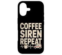 Coffee Siren Repeat EMS Paramedic Ambulance Case for iPhone 17