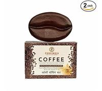 COFFEE soap- Pack of -4-400GM.Handmade & Natural, Made with Original Coffee & Coffee Essential Oil, All Skin Type, Wonderful Mood Inhancer Soap Removes Impurities LUXURYCOFFEESOAP