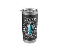 Coffee Spelled Backwards is Eeffoc Coffee Lover's Stainless Steel Insulated Tumbler