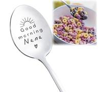 Coffee Spoon Gifts,Coffee Spoon for Grandma,Stainless Steel Spoon,Spoon Gift for Granny,Christmas Stocking Filler for Mum,Tea Lover Christmas Gifts,Ice Cream Spoon Gift for Ice Cream Lovers (BS10023)