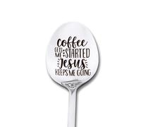 Coffee Spoon Gifts for Christian Friend Christmas Gifts for Son Daughter Coffee Lovers Gifts for Boyfriend Girlfriend Birthday Gifts for Wife Husband Christian Gift for Grandpa Grandma