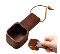 Coffee Spoon - Wooden Measuring Spoon, Handmade Kitchen Utensil | Rustic Tool for Tea, Sugar, Flour, Spices, Durable, Walnut, Maple, Oak, Beech, Cherry, Birch, Acacia, Ash, Elm,