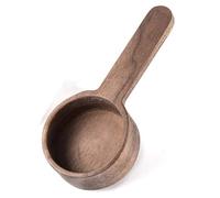 Coffee Spoons, ablespoon Scoop, Coffee Ground Spoon, Measuring for Ground Beans or tea, Soup Cooking Mixing Stirrer Kitchen Tools Utensils, 1 Wooden Tea Scoop (Walnut Wooden 3.86 in）