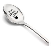 Coffee Spoons But First Coffee Spoon Stainless Steel Spoon Coffee Lovers Gifts for Her Him Funny Spoon Gifts