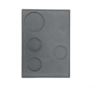 Coffee Station Mat Made From Food-Grade Silicone For Reliable Tamping Support And Spill-Resistant For Portafilter Storage Area(51mm)