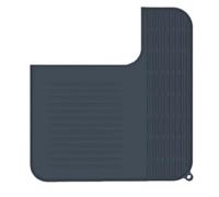 Coffee station mat, non-slip waterproof silicone mat, suitable for the coffee machine top, for protection during tamping, grinding and cleaning in the office, home or café