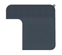 Coffee Station Mat, Non-Slip Waterproof Silicone Mat, Worktop Protector, Coffee Mat, for Home, Office, Cafe, Commercial Bar, Kitchen, Tamping, Grinding