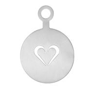 Coffee Stencils Coffee Stencil Stainless Steel Latte Barista Art Stencils Cake Cookie Spray Paint Baking Mold Coffee Decoration Tool(Style 03)