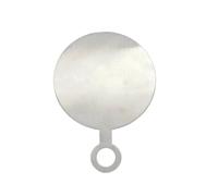 Coffee Stencils Stainless Steel Coffee Stencils 5 Pcs with Coffee Smile Heart Mesh Patterns(No Hollow-01)