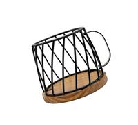 Coffee Storage Basket with Lid, Decor, C | Sturdy Coffee Organizers Basket in Elegant Designs Featuring Dustproof Lid for Organizing Kitchen Supplies
