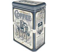 Nostalgic-Art Retro Coffee Canister, Ape - Coffee Shop - Gift Idea for Italy Fans, Container with Aromatic Lid, Vintage Design, 1.3 L