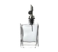 Coffee Syrup Dispenser Glass Oil Container and Stainless Steel Infuser Glass Oil Dispenser Bottle with Oil Vinegar Dispenser