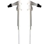 Coffee Syrup Pump for Monin 1L PET Plastic Bottles with Tip Cover Included, 2 Packs