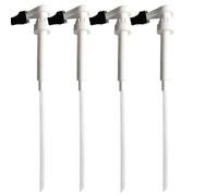 Coffee Syrup Pump for Monin 1L PET Plastic Bottles with Tip Cover Included, 4 Packs