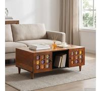 vidaXL Coffee Table Brown 100 x 54 x 40 cm Solid Mango Wood