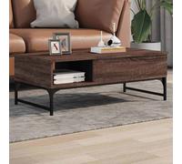 Coffee Table 100X50X35 Cm Engineered Wood And Metal
