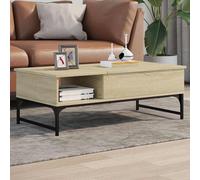 Coffee Table 100X50X35 Cm Engineered Wood And Metal