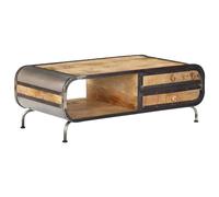Coffee Table 100X50X35 Cm Solid Mango Wood