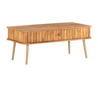 vidaXL Solid Wood Acacia Coffee Table 100x50x40 cm Wooden Couch Side Table