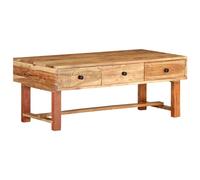 Coffee Table 100x50x40 cm Solid Acacia Wood Berkfield Home Brown One Size