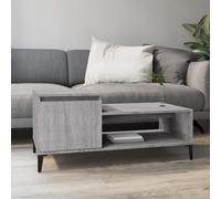vidaXL Coffee Table Side Sofa Accent, Engineered Wood, 100x50x45 cm, Grey Sonoma