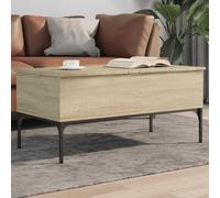 Coffee Table 100X50X45 Cm Engineered Wood And Metal