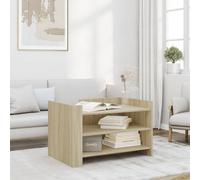 vidaXL Coffee Table Concrete Grey 80x50x50 cm Engineered Wood, Grey