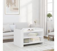 vidaXL Coffee Table Concrete Grey 80x50x50 cm Engineered Wood