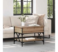 vidaXL Coffee Table Artisan Oak 70 x 50 x 50 cm Engineered Wood