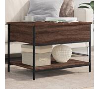 vidaXL Coffee Table Hall End Table Sofa Table Black Engineered Wood and Metal