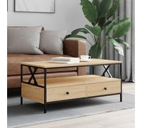 (grey sonoma) vidaXL Coffee Table Living Room Tea Side Table Sofa Table Engineered Wood