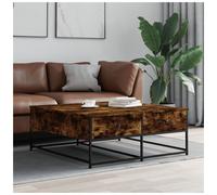 (smoked oak, 100 x 99 x 40 cm) vidaXL Coffee Table Living Room Tea Side Table Sofa Table Engineered Wood
