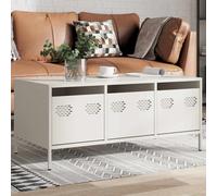 vidaXL Coffee Table 101.5 x 50 x 43.5 cm Cold-rolled Steel