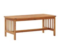 Coffee Table 102X50X43 Cm Solid Acacia Wood