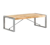 vidaXL Rough Mango Wood Coffee Table Couch End Table Kitchen Home Furniture