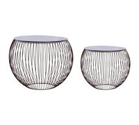 Coffee Table 2 Pcs Gold