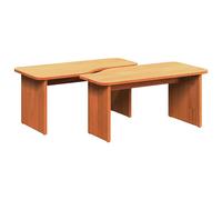 Coffee Table 2 pcs Solid pine wood Rustic Pine Furniture Living Room vidaXL