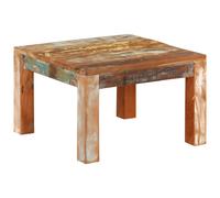 Coffee Table 55x55x35 cm Solid Wood Reclaimed Berkfield Home Multi One Size