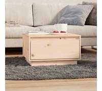 Vidaxl Coffee Table 55X56X32 Cm Solid Wood Pine, Brown