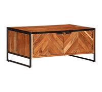 Coffee Table 90X55X40 Cm Solid Wood Acacia