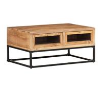 Coffee Table 90x60x40 cm Solid Acacia Wood Berkfield Home Brown One Size