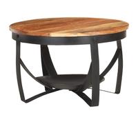 Coffee Table Ø68x43 cm Solid Acacia Wood Berkfield Home Brown One Size