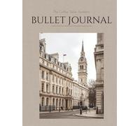 Coffee Table Aesthetic Bullet Journal - London Architecture Edition | Large 8.25” x 11” Minimalist Dot Grid Notebook, 250 Pages, Neutral City Street ... | Gift for Home Decor | Journaling & Styling