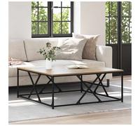 vidaXL Coffee Table Artisan Oak 100 x 100 x 40 cm Engineered Wood