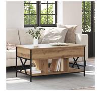 Coffee Table Hallway End Table Sofa Table Engineered Wood and Metal vidaXL