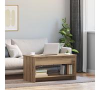 Coffee Table Artisan oak 102 x 50 x 52.5 cm Engineered wood Berkfield Home Brown One Size