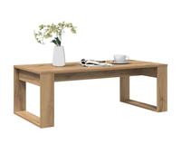 Coffee Table Artisan Oak 102x50x35cm Engineered Wood Modern Rectangular Stylish