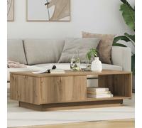 Coffee Table Artisan Oak 95x55x31cm Engineered Wood Rectangular with Drawer Slim