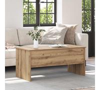 vidaXL Coffee Table Artisan oak 102 x 50.5 x 46.5 cm Engineered wood