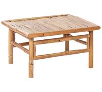 Beliani Garden Coffee Table Cerreto 55 Cm 64 Cm Bamboo Brown